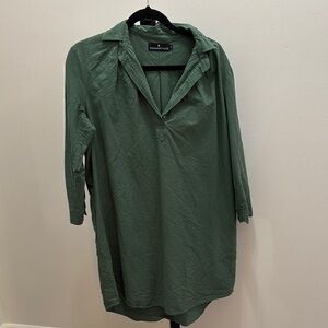 Pomander Place Olive Shirt Dress